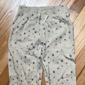 Pact 100% Organic Cotton Western print Sweatpant Joggers Size 8/9